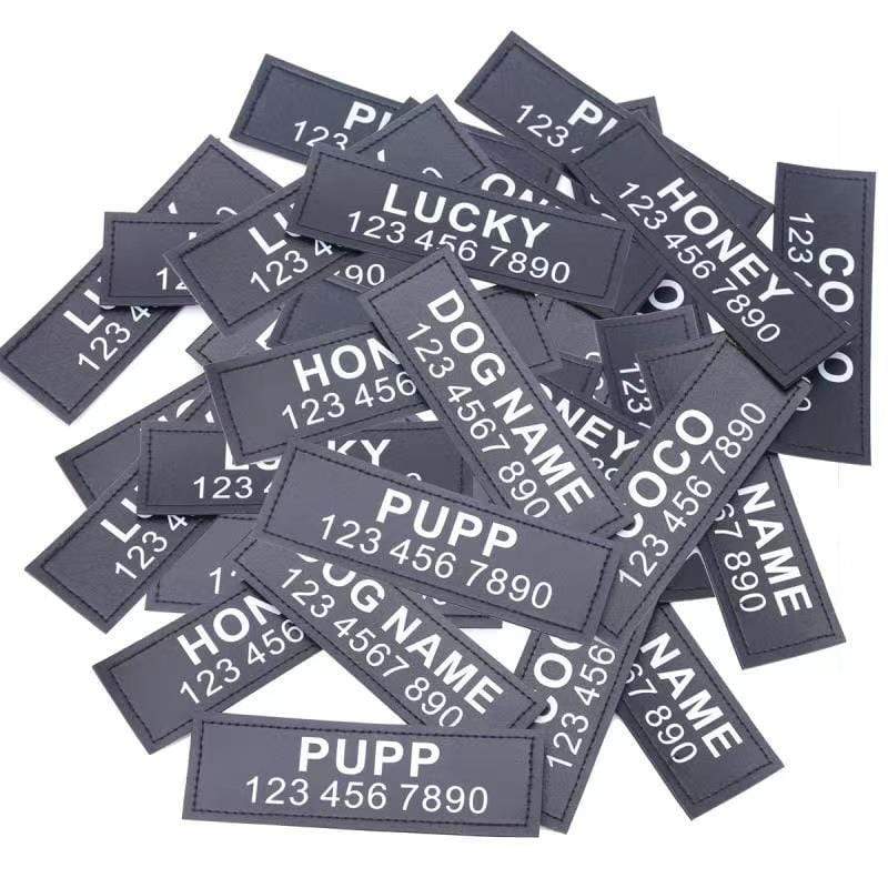 Extra Pair of Red Velcro Name Tags